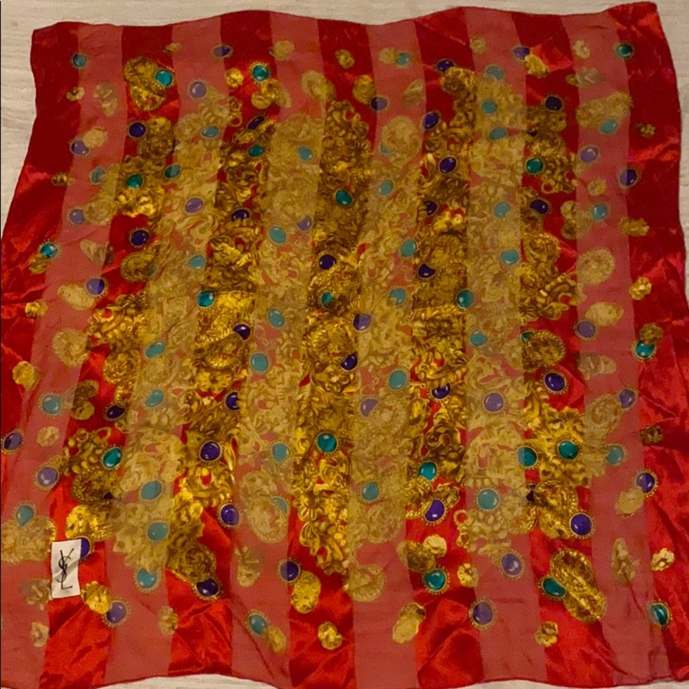 Authentic vintage YSL scarf